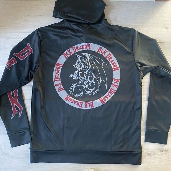 BLK DRAGON MENS HOODIE L NWT‎ - Picture 3 of 6